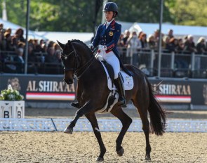 Charlotte Dujardin on Sonnar Murray Brown's Erlentanz at the 2019 CDI Windsor