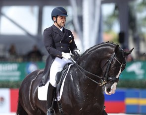 Raul Corchuelo and Senorita at the 2018 CDI Wellington :: Photo © Astrid Appels