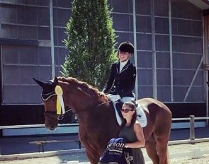 Ramona Ritzel and Belcanto at the 2019 CDN Brunnthal