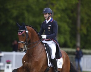 Nick Wagman and Don John representing team U.S.A. at the 2019 CDIO Compiegne in France :: Photo © Astrid Appels