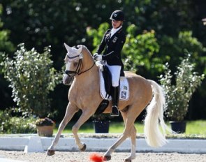 Paulina von Wulffen and Dujardin B at the 2019 CDIO-PJYR Hagen :: Photo © Astrid Appels