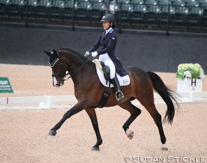 Maria Alejandra Aponte and Duke De Niro at the 2019 CDI Tryon :: Photo © Susan Stickle