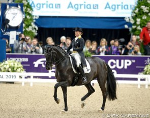 Isabell Werth wins the 2019 World Cup Finals in Gothenburg :: Photo © Dirk Caremans