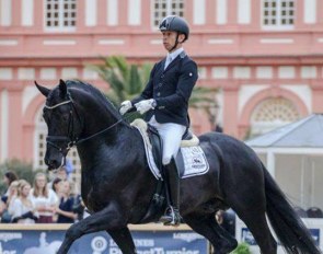 Bart Veeze and Imposantos at the 2019 CDI Wiesbaden :: Photo © LL-foto