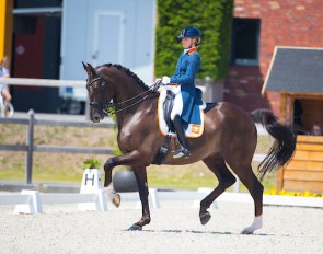 Anne Meulendijks and Edison at the 2019 CDI Kronenberg :: Photo © Digishots