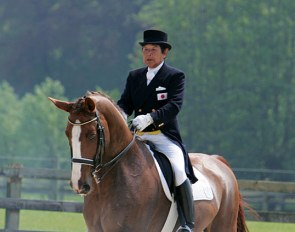 Toshihiko Kiso and Esko at the 2006 CDI Hansbeke :: Photo © Astrid Appels