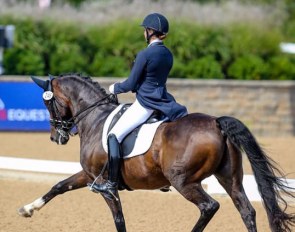 Jennifer Williams at the 2018 U.S. Dressage Championships :: Photo © Sue Stickle