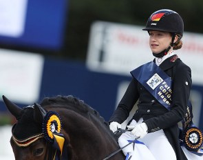 Lucie-Anouk Baumgürtel and Sweetheart at the 2019 CDIO-J Hagen :: Photo © Astrid Appels