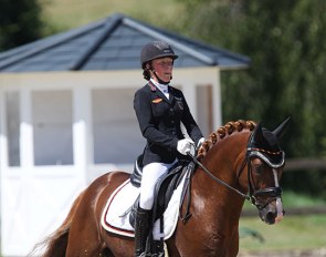 Antonia Busch-Kuffner on Daily Pleasure at the 2019 CDI Leudelange :: Photo © Astrid Appels