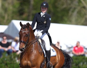 Ellen Hidgård and Quinello T at the 2019 CDI Sint-Truiden :: Photo © Astrid Appels