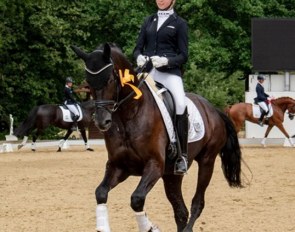 Charlotte Tollhopf on Maximus at the 2019 CDN Steinhagen