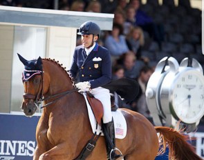 Cesar Parra and Don Cesar at the 2017 World Young Horse Championships in Ermelo, The Netherlands