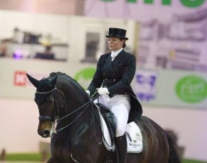 Tosca Visser and Asther de Jeu at the 2018 CDI Lier :: Photo © Astrid Appels