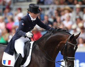 Morgan Barbançon Mestre and Sir Donnerhall II at the 2019 CDIO Aachen :: Photo © Astrid Appels