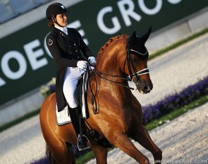 Cathrine Dufour and Atterupgaards Cassidy at the 2019 CDIO Aachen :: Photo © Astrid Appels