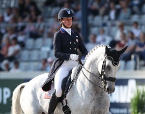 American Adrienne Lyle and Harmony's Duval at the 2019 CDIO Aachen :: Photo © Astrid Appels