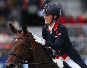 Charlotte Dujardin and Mount St. John Freestyle at the 2019 European Dressage Championships :: Photo © Astrid Appels