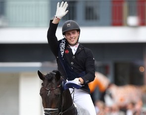 Frederic Wandres and Zucchero OLD win the 6-year old Final at the 2019 World Young Horse Championships :: Photo © Astrid Appels
