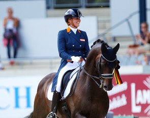 Emmelie Scholtens and Apache at the 2018 CDIO Aachen :: Photo © Astrid Appels