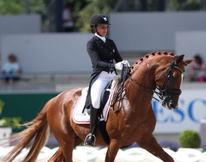 Victoria Vallentin and Ludwig der Sonnenkönig at the 2018 CDIO Aachen :: Photo © Astrid Appels