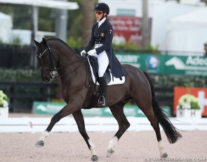 Alexandra Andresen and Empire at the 2018 CDI Wellington :: Photo © Astrid Appels