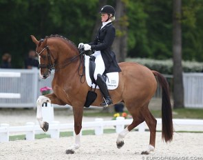 Malin Nilsson and Eddieni at the 2019 CDIO Compiègne :: Photo © Astrid Appels