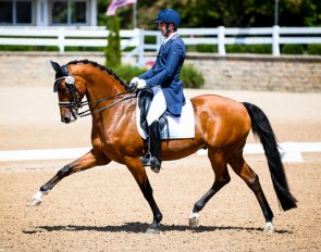 Nick Wagman and Don John at the 2019 U.S. Dressage Championships :: Photo © Andrea Evans