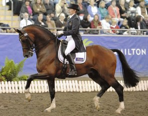 Rozzie Ryan and Jive Magic competing at the 2011 CDI Sydney