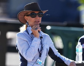 Swedish born American Anne Gribbons, dressage rider, trainer and 5* judge :: Photo © Astrid Appels