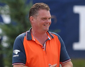 Johan Rockx at the 2018 European Young Riders Championships :: Photo © Astrid Appels