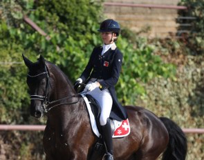Noemi Zindel and Delphino at the 2019 European Junior Riders Championships in San Giovanni (ITA) :: Photo © Astrid Appels