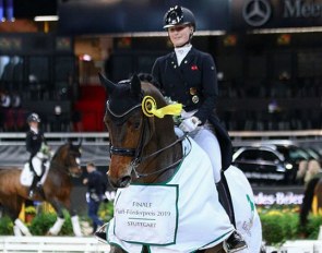 Bianca Nowag and Sir Hohenstein win the 2019 Piaff Forderpreis Finals :: Photo © LL-foto