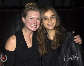 Pia Fortmuller, sponsor of the Orion Cup, and Naima Moreita Laliberté :: Photo © Cealy Tetley