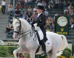 Alexandra Korelova and Balagur at the 2006 World Equestrian Games in Aachen :: Photo © Astrid Appels 