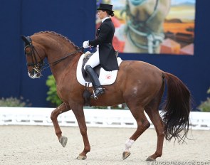 Charlott Schürmann and Burlington at their last international, the 2018 CDI Hagen :: Photo © Astrid Appels