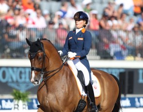 Anne Meulendijks and Avanti at the 2019 European Dressage Championships :: Photo © Astrid Appels