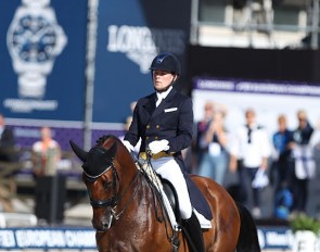 Henri Ruoste and Rossetti at the 2019 European Dressage Championships in Rotterdam :: Photo © Astrid Appels