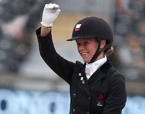 Agnete Kirk Thinggaard at the 2019 European Dressage Championships :: Photo © Astrid Appels