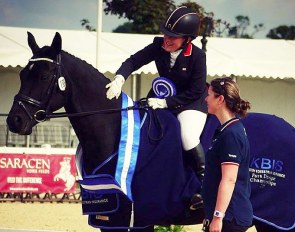 Para dressage rider Natasha Adkinson is one of five  dressage riders Inducted into the 2019-2020 British Young Professional Programme