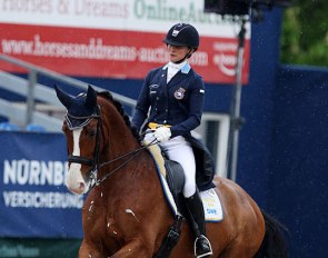 Minna Telde and Isac at the 2019 CDI Hagen "Horses & Dreams" :: Photo © Astrid Appels