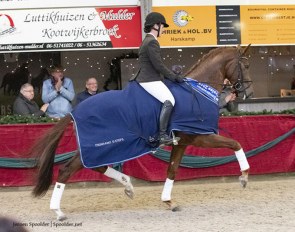 Petra Vlaar and Luciano C win the 2019 VSN Trophy for 3-year olds :: Photo © Jeroen Spoolder