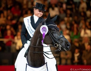 Dorothee Schneider and Sammy Davis Jr at the 2019 CDI-W Madrid :: Photo © Lily Forado