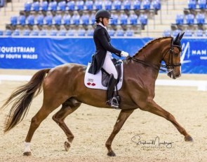 Wendi Williamson and Don Amour MH win the 2019 CDI Sydney :: Photo © Stephen Mowbray