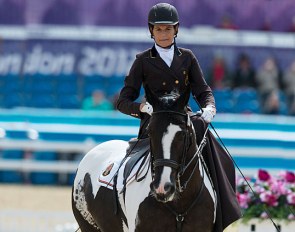 Barbara Minneci on Barilla at the 2012 Paralympic Games in London :: Photo © Jon Stroud