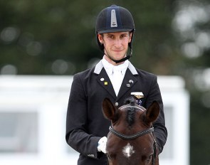 Jayden Brown on San Andreas at the 2013 World Young Horse Championships :: Photo © Astrid Appels