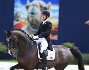 Marcus Hermes and Abegglen FH at the Louisdor Cup qualifier in Hagen in 2018 :: Photo © Astrid Appels