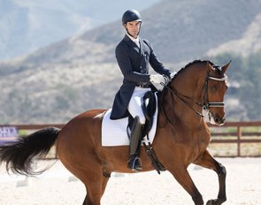 Nick Wagman and Don John competing at Galway Downs in Temecula, CA in 2018 :: Photo © Terri Miller