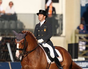 Spain's top performing pair at the 2019 European Dressage Championships: Claudio Castilla Ruiz on Alcaide :: Photo © Astrid Appels