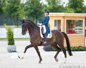 Anne Meulendijks on Edison at the 2019 CDI Kronenberg :: Photo © Digishots