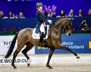 Charlotte Dujardin and Mount St. John Freestyle at the 2020 CDI-W Amsterdam :: Photo © Petra Kerschbaum
